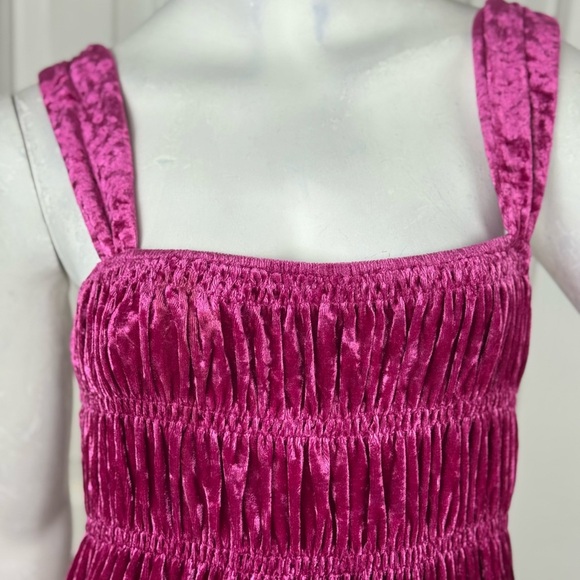 En Saison Pink Sequin Sheath Mini Dress Size Medium C1 - Picture 8 of 16